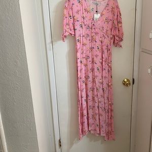NWT Faithfull the Brand Daija Midi Dress Juliette Floral Size 4/S